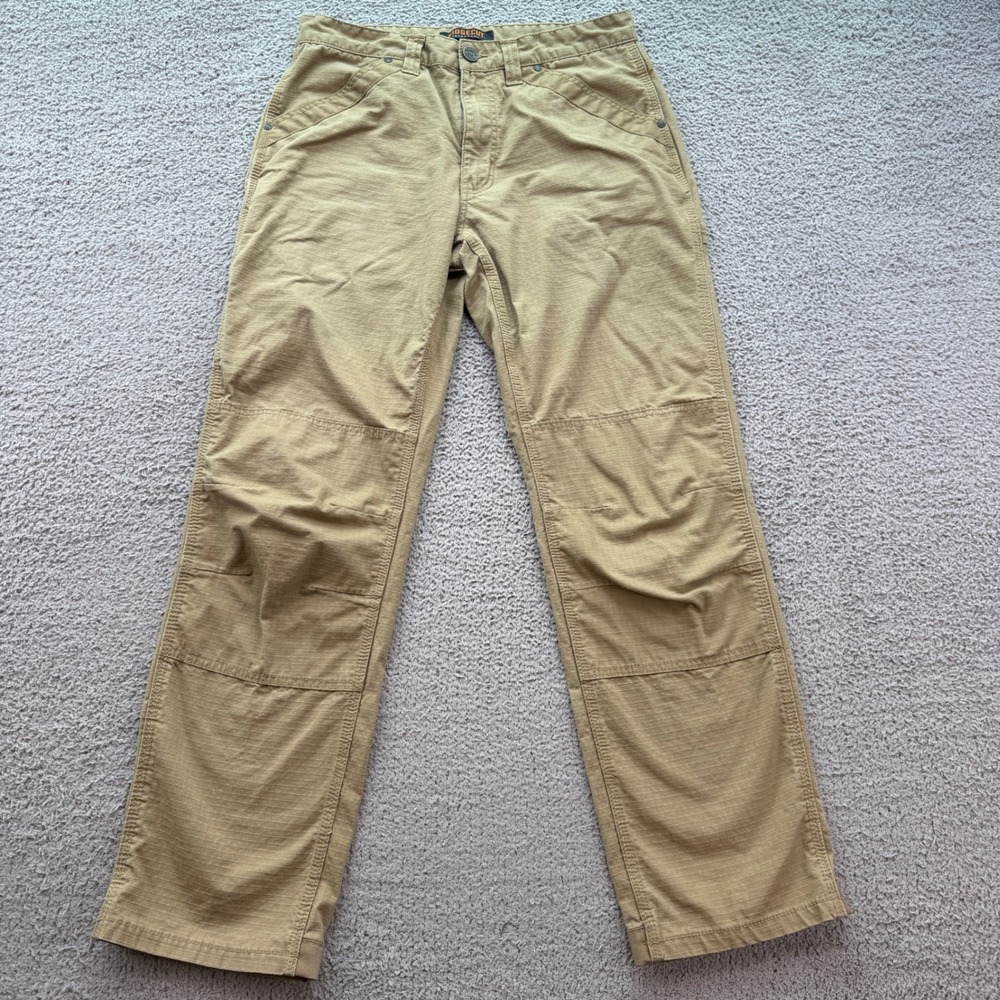 Ridgecut Toughwear Mens 34x34 Tan Ripstop Articulated Knee Work Pants RC11011